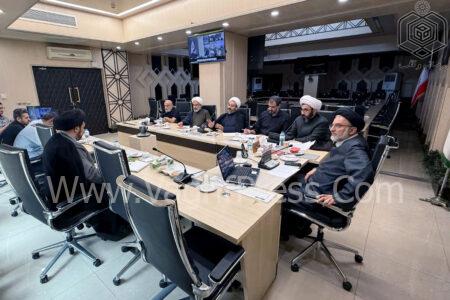 گزارش تصویری نشست هماهنگی مسئولان مواکب سازمان اوقاف در طریق الحسین(ع) و شهر مقدس کربلا