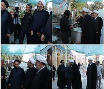 بازدید معاون فرهنگی سازمان اوقاف از موکب امامزاده باقر (ع) بیستون
