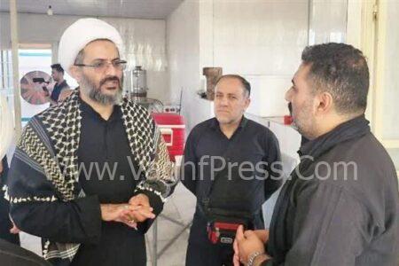 بازدید میدانی رئیس ستاد اربعین سازمان اوقاف از موکب واقفان خیراندیش؛ بررسی روند خدمات‌دهی در مرز مهران